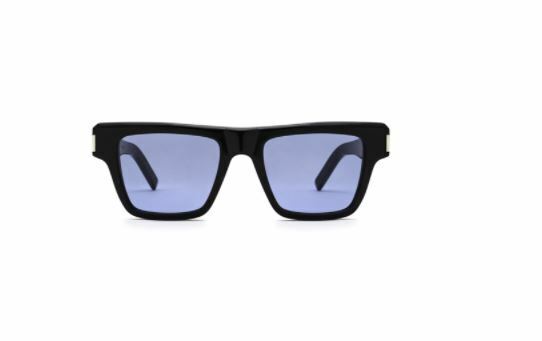 Saint Laurent SL 469-005 Black/Blue Rectangular Man Sunglasses