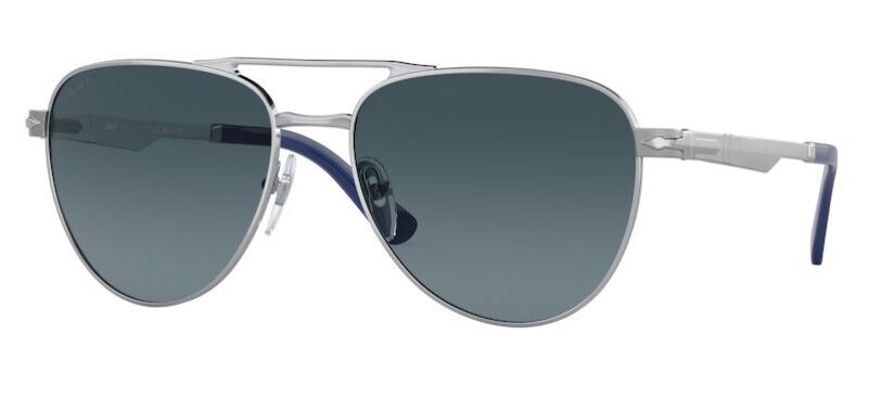 Persol 0PO1003S 518/S3 Silver/Blue Gradient Polarized Unisex Sunglasses