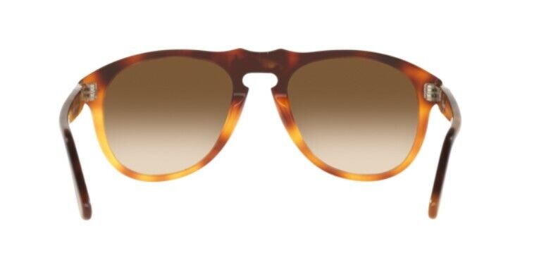 Persol 0PO0649 116051 Dark Brown-Light Brown Tortoise/Brown Gradient Sunglasses