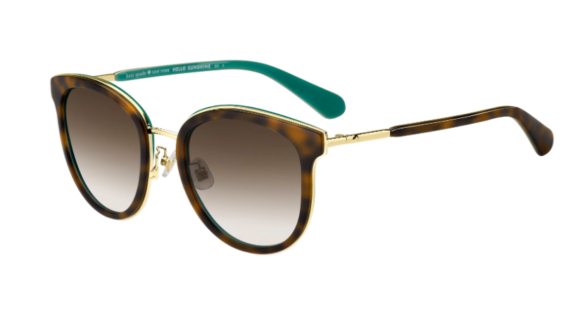 Kate Spade Adayna/F/S 0PHW/HA Havana Green/Brown Gradient Sunglasses