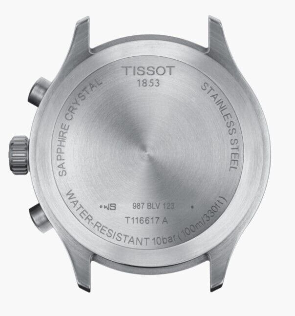 Tissot Chrono XL T-Sport Black Leather Strap Men's Watch T1166171606200