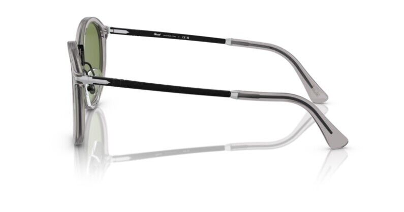 Persol 0PO3309S 309/4E Transparent Grey/Green Unisex Sunglasses