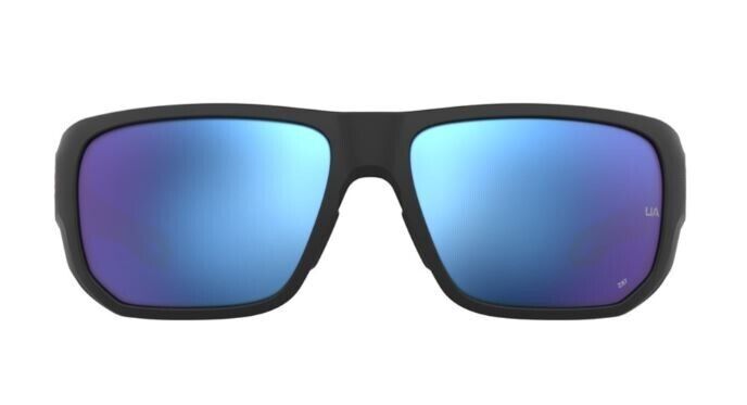 Under Armour  UA Attack 2 0SDK/W1 Black/Blue Mirrored Men's Sunglasses