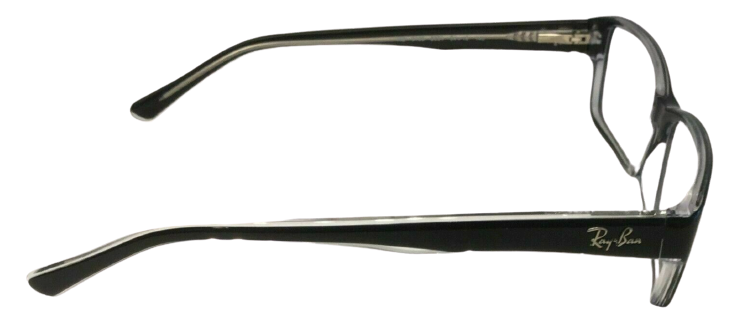Ray Ban RB 5169 2034 TOP BLACK ON TRANSPARENT Eyeglasses