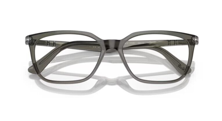 Persol 0PO3298V 1103 Taupe grey transparent Rectangular Men's Eyeglasses