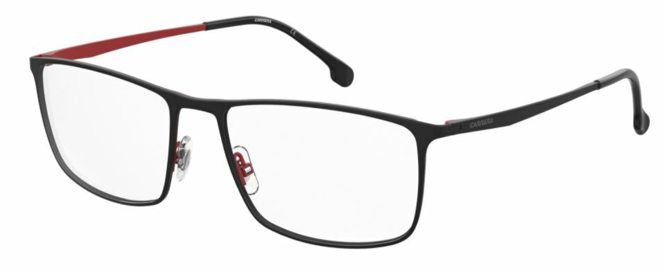 Carrera 8857 0003 Matte Black Rectangle Men's Eyeglasses