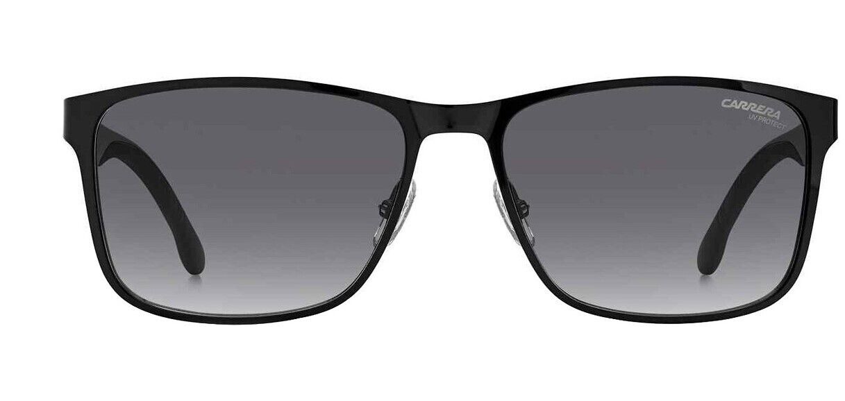 Carrera 2037T/S 0807/9O Black/Grey Shaded Rectangle Unisex Teen's Sunglasses