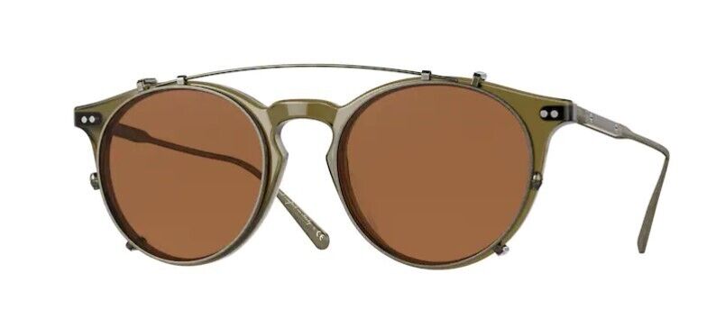 Oliver Peoples 0OV5483M Eduardo 167873 Green/Persimmon Phantos Unisex Sunglasses