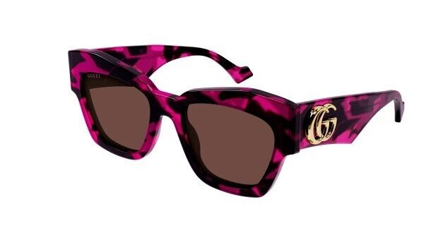 Gucci GG 1422S 004 Havana/Brown Cat Eye Women's Sunglasses