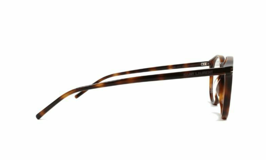 Saint Laurent SL 106 002 Havana Round Unisex Eyeglasses