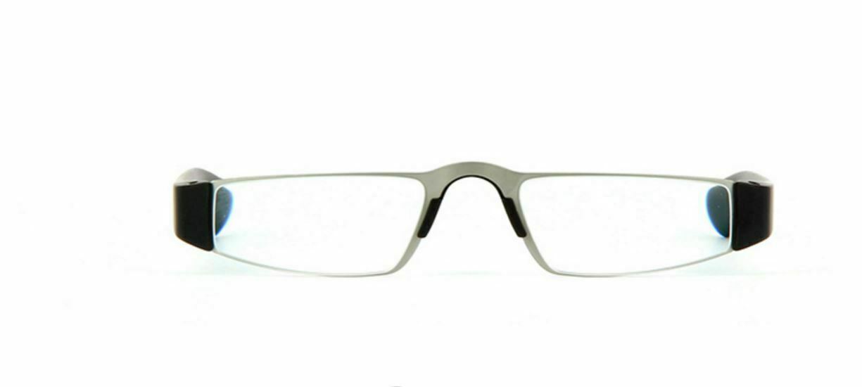 Porsche Design 8801 A Black/Silver Reading Glasses (+1.00, 1.50, 2.00, 2.50)
