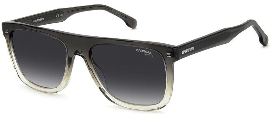 Carrera 267/S 02MO/90 Grey Gradient/Grey Shaded Rectangle Men's Sunglasses