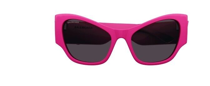 Balenciaga BB0259S 004 Fuchsia/Grey Cat-Eye Women's Sunglasses