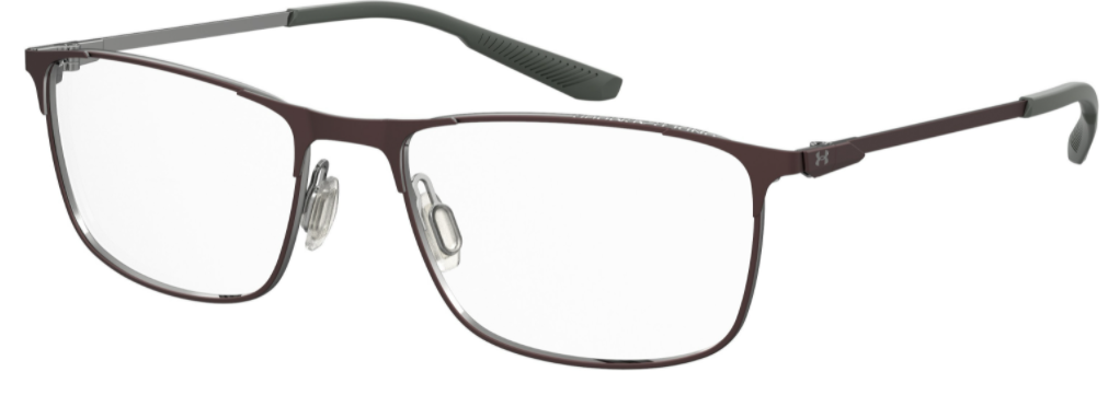 Under Armour Ua 5015/G 009Q/00 Brown Rectangular Men's Eyeglasses