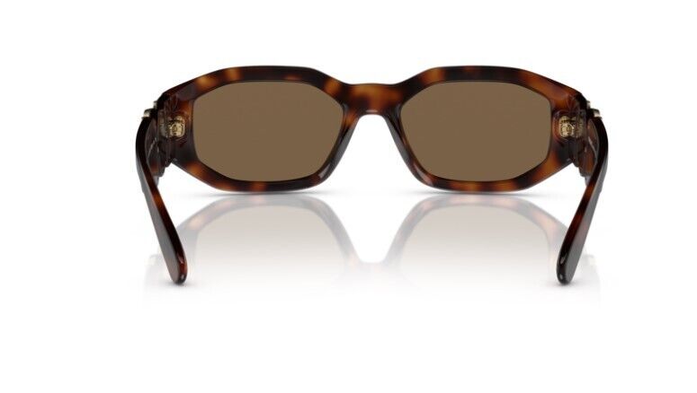 Versace 0VE4361 521773 - Havana / Dark brown Square Men's Sunglasses
