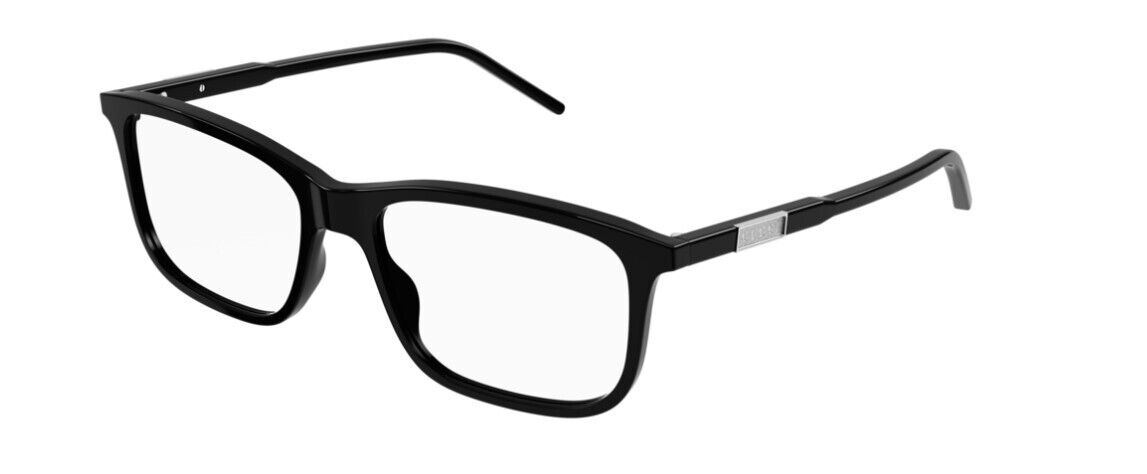 Gucci GG1159O 001 Black Rectangle Men's Eyeglasses