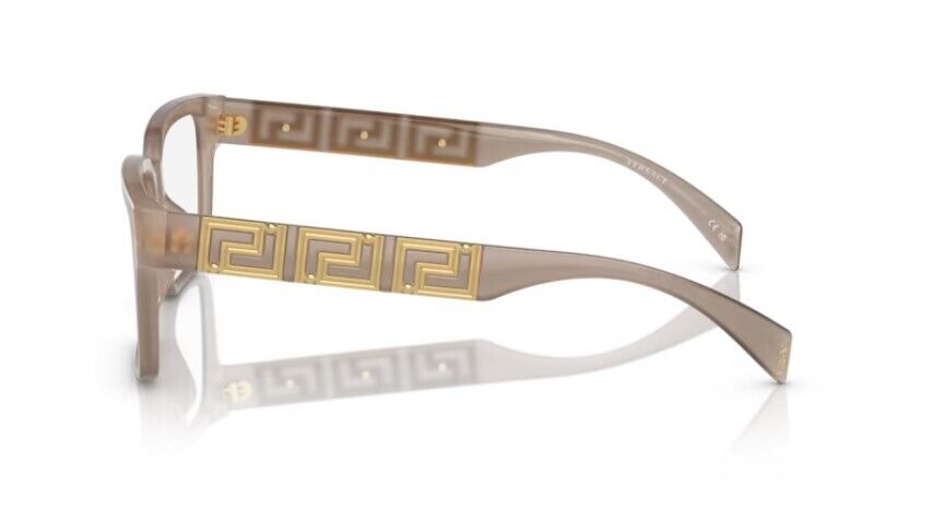 Versace  0VE3339U 5407 Opal brown/Clear Rectangle 53 MM Men's Eyeglasses