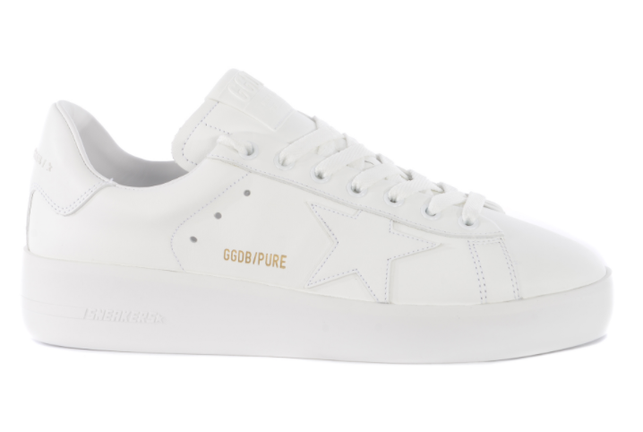 Golden Goose White Leather Shoes Unisex GMF00197F000541/10100