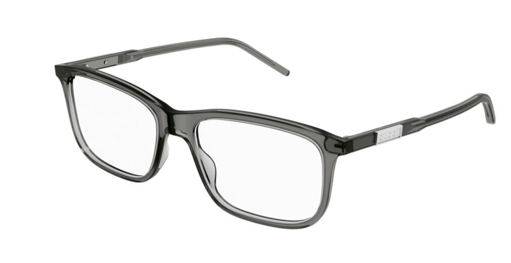 Gucci GG1159OA 002 Grey Rectangle Men's Eyeglasses