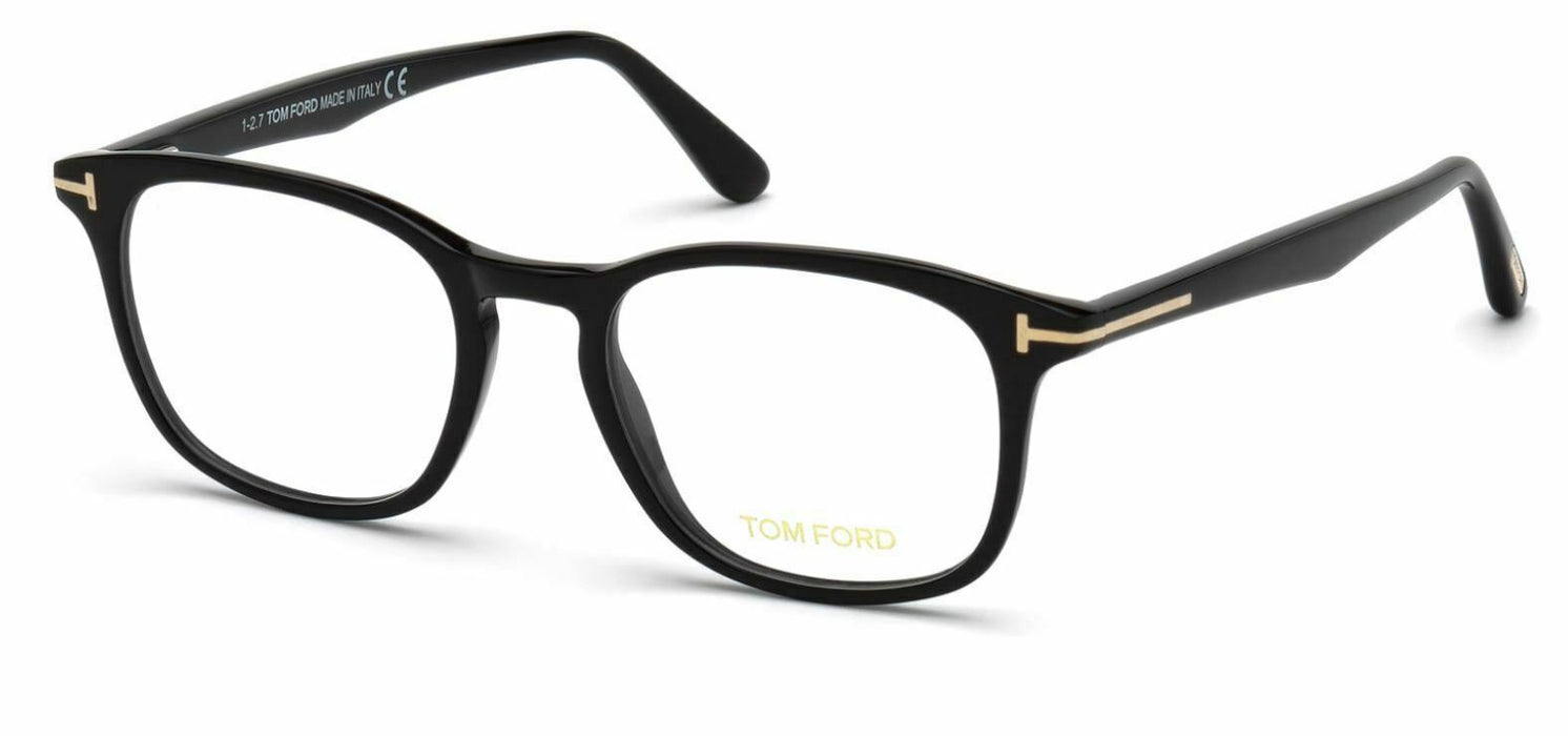 Tom Ford FT5505 001 Shiny Black Eyeglasses