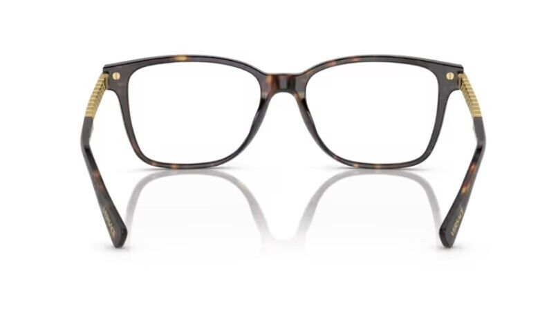 Versace 0VE3340U 108 Havana/Clear Soft Square 55 mm Men's Eyeglasses