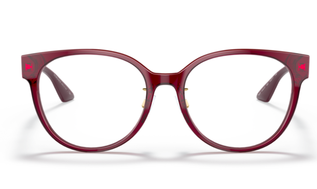 Versace 0VE3302D 388 Transparent red Round Women's Eyeglasses