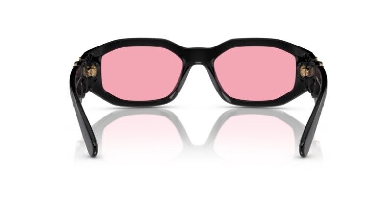 Versace 0VE4361 GB1/84 Black/ Pink Square Men's Sunglasses