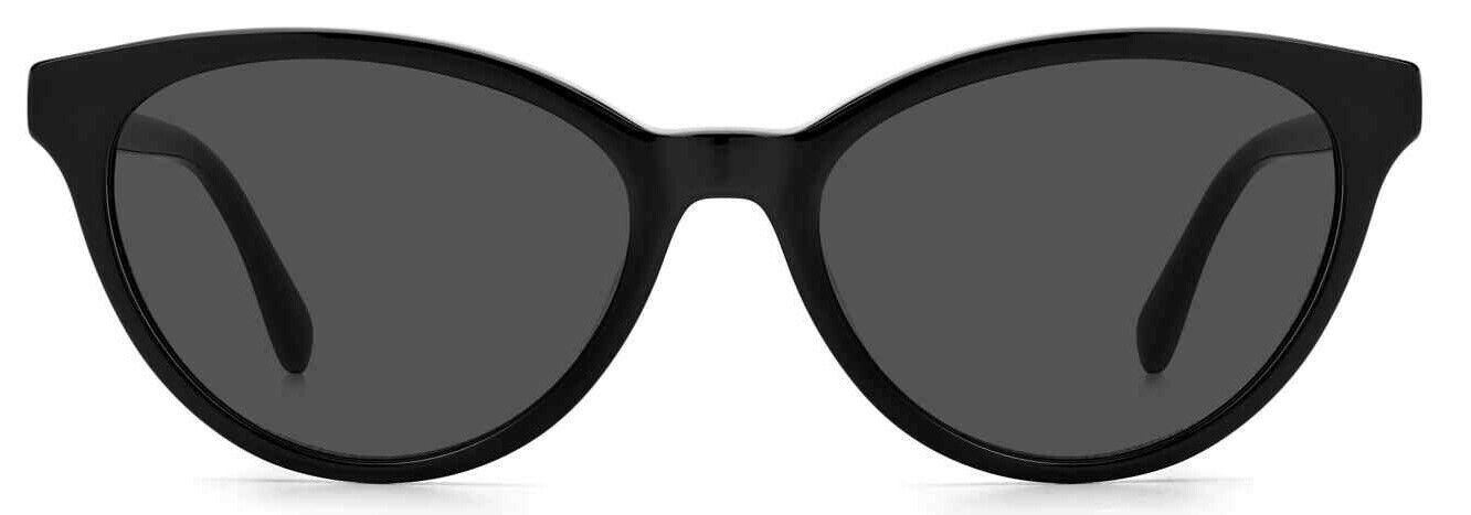 Kate Spade Adeline/G/S  0807/IR BLACK/Grey Oval Women's Sunglasses