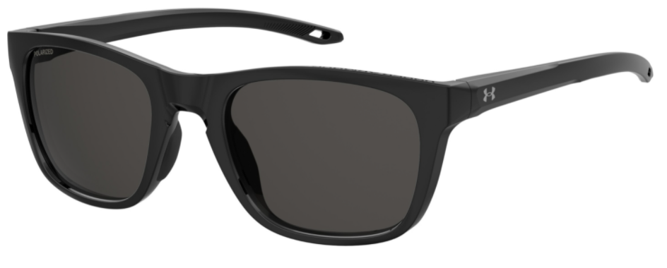 Under Armour Ua 0013/G/S 0807/M9 Black/Gray Polarized Sunglasses