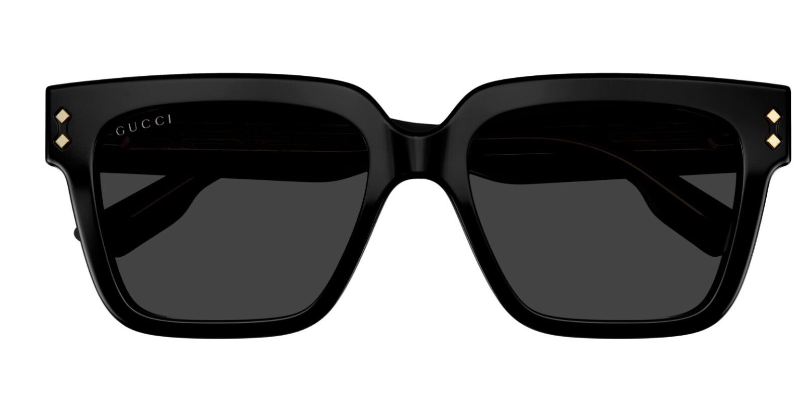 Gucci GG1084S 001 Black/Grey Square Men's Sunglasses