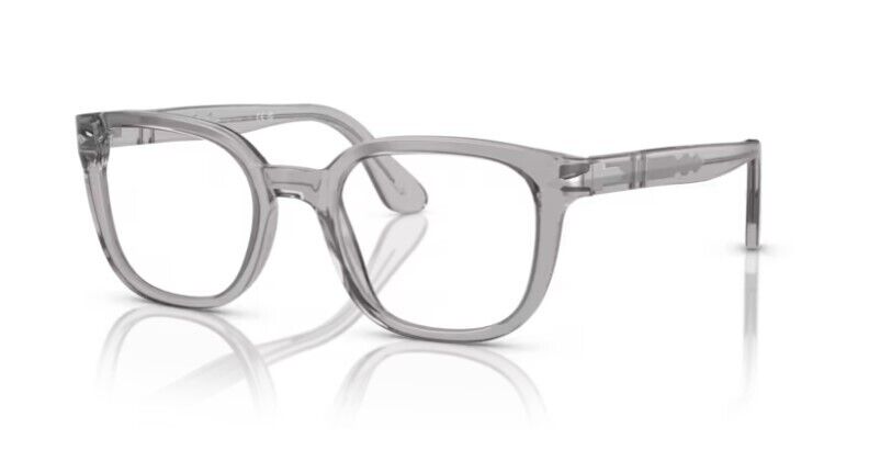 Persol 0PO3263V 309 Transparent grey Square Unisex Eyeglasses