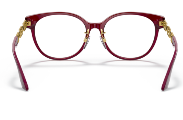 Versace 0VE3302D 388 Transparent red Round Women's Eyeglasses
