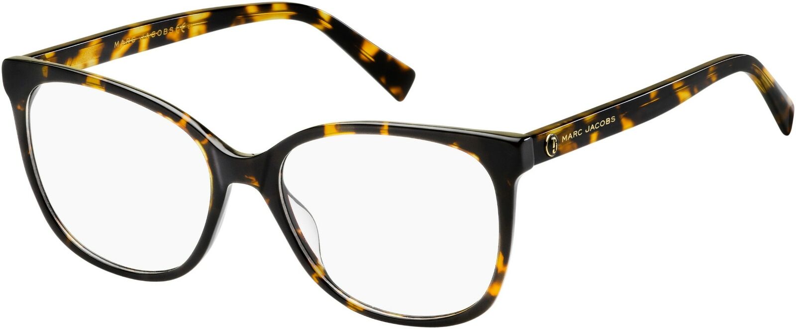 Marc Jacobs Marc 380 0086 Dark Havana Square Women's Eyeglasses.
