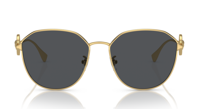 Versace 0VE2259D 100287 Gold/ Dark Grey  Women's Sunglasses