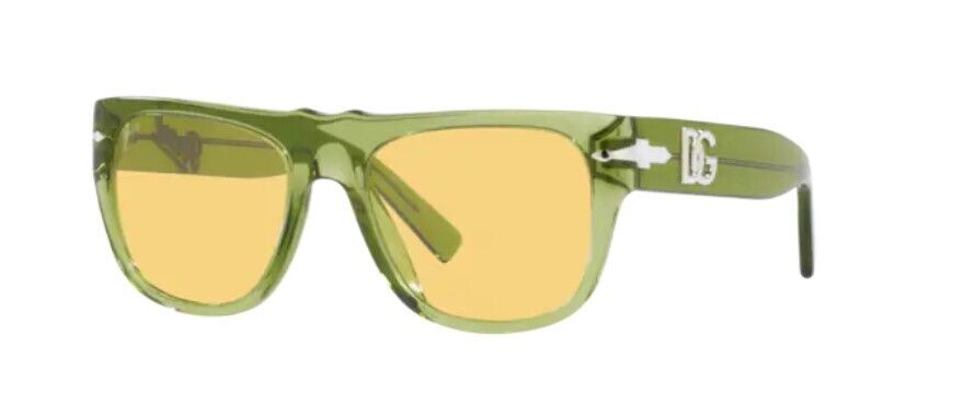 Persol 0PO3295S 1165R6 Transparent Green/Yellow Women's Sunglasses