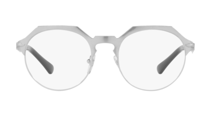 Persol 0PO2488V 1114 Silver/Black Unisex Eyeglasses