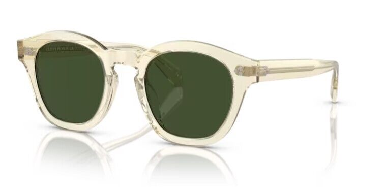 Oliver Peoples 0OV5382SU Boudreau L.A 109471 Buff/Dark Green Unisex Sunglasses