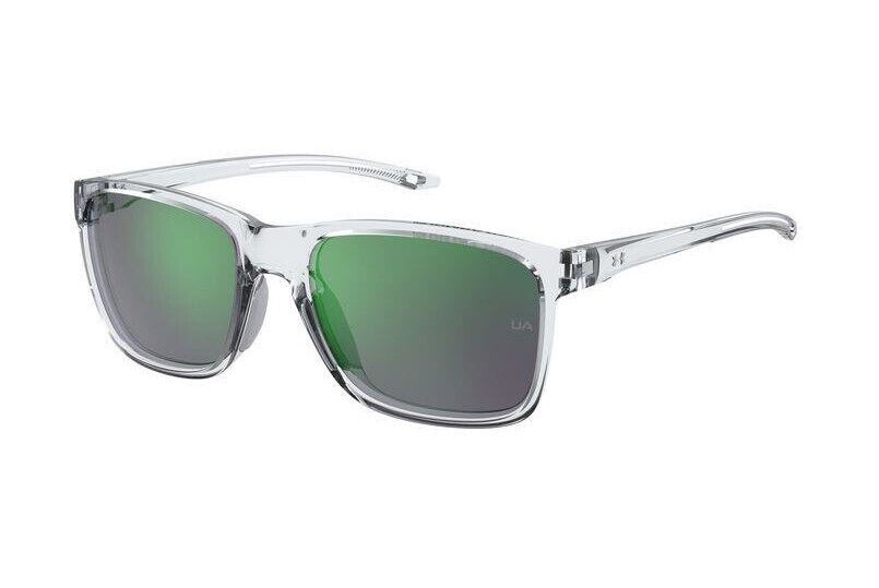 Under Armour UA7002S 900-Z9 Green Multilayer/Silver Rectangle BoyTeen Sunglasses