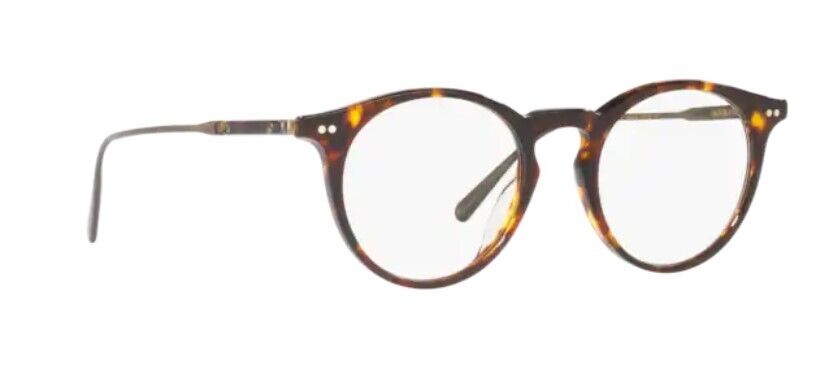 Oliver Peoples 0OV5483U Eduardo R 1654 DM2 Havana/Blue Block Unisex Eyeglasses