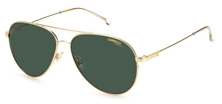 Carrera 2031T/S 0J5G/QT Gold/Green/Full-Rim Unisex Teen's Sunglasses