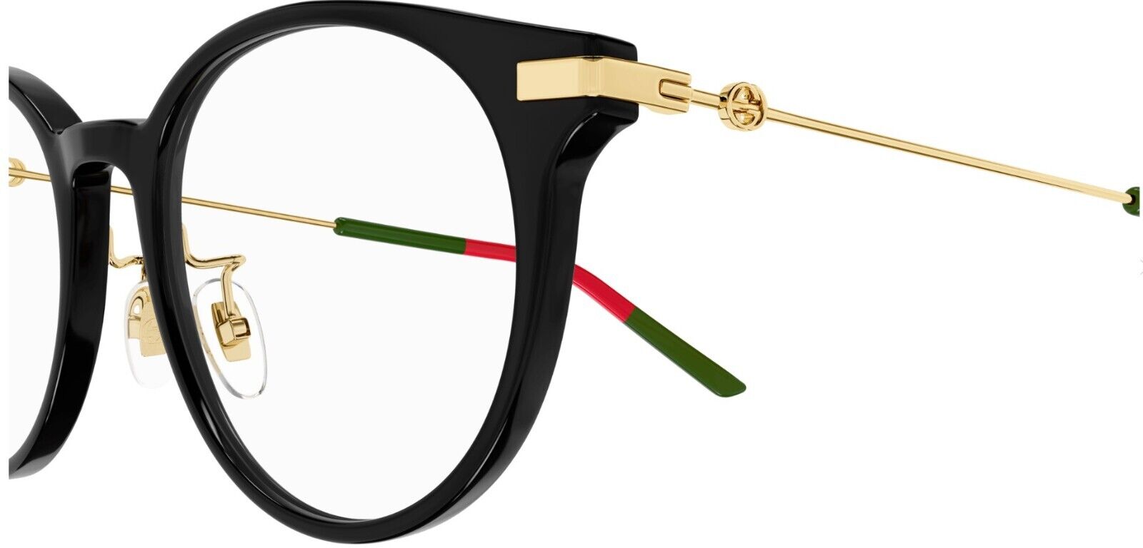 Gucci GG1199OA 001 Black Oval Women's Eyeglasses