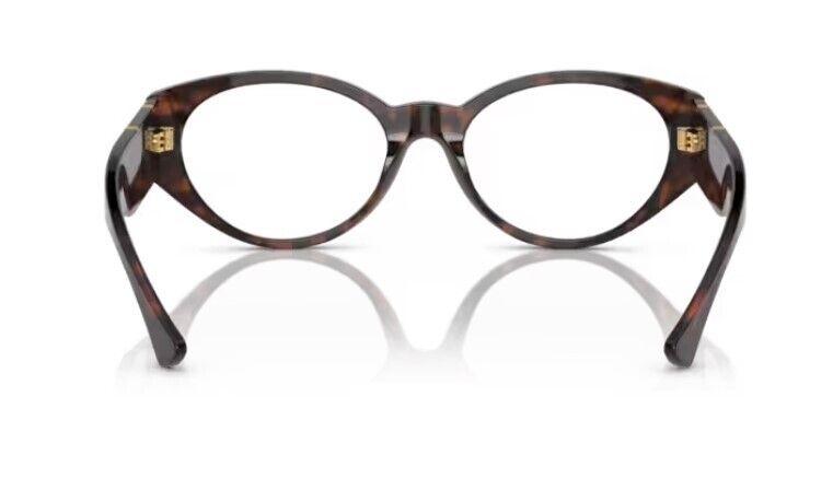 Versace 0VE3345 5429 Havana/Clear Oval 52 mm Women's Eyeglasses