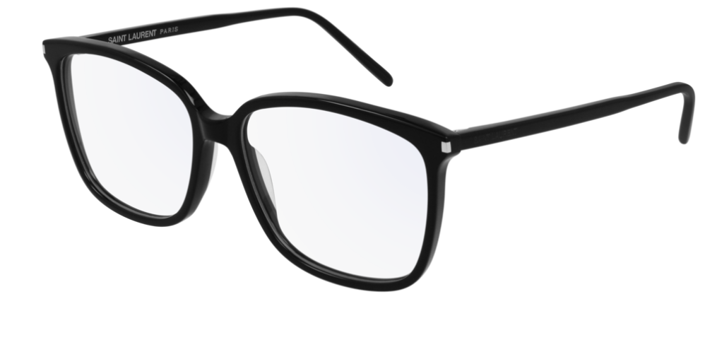 Saint Laurent SL 453 001 Black Square Women's Eyeglasses