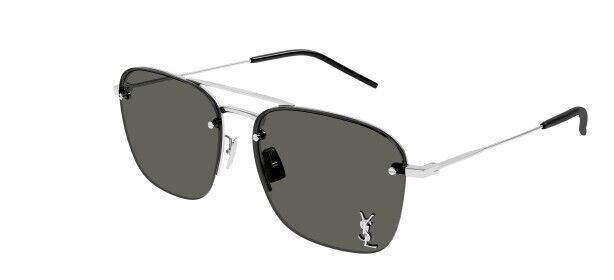 Saint Laurent SL 309 M 002 Silver/Grey Soft Square Women's Sunglasses