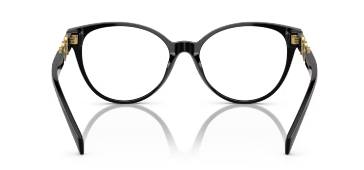 Versace 0VE3334F GB1 Black Cat Eye Women's Eyeglasses
