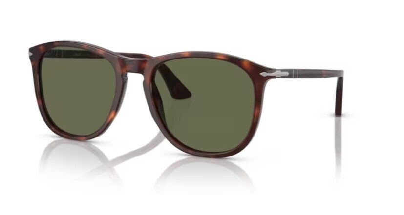 Persol 0PO3314S 24/58 Havana/Green Polarized Unisex Sunglasses