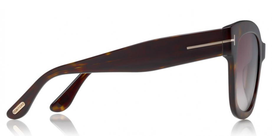Tom Ford FT 0613 Beatrix-02 52T Dark Havana/Burgundy Sunglasses