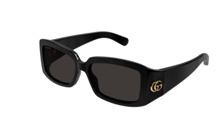 Gucci GG1403S 001 Black/Grey Rectangle Women's Sunglasses