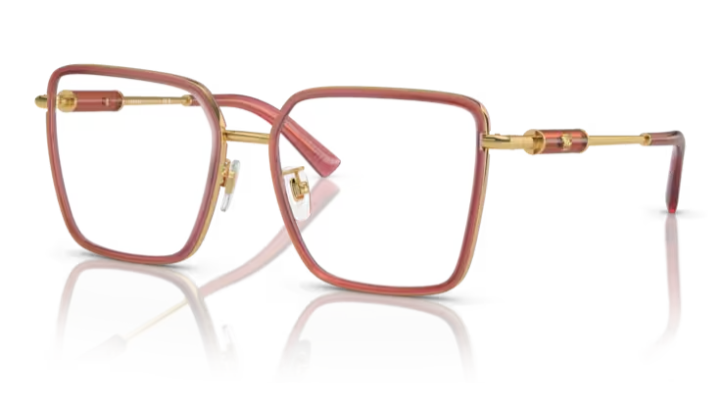 Versace VE1294D 1510 Opal bordeaux 55 MM Square Women's Eyeglasses