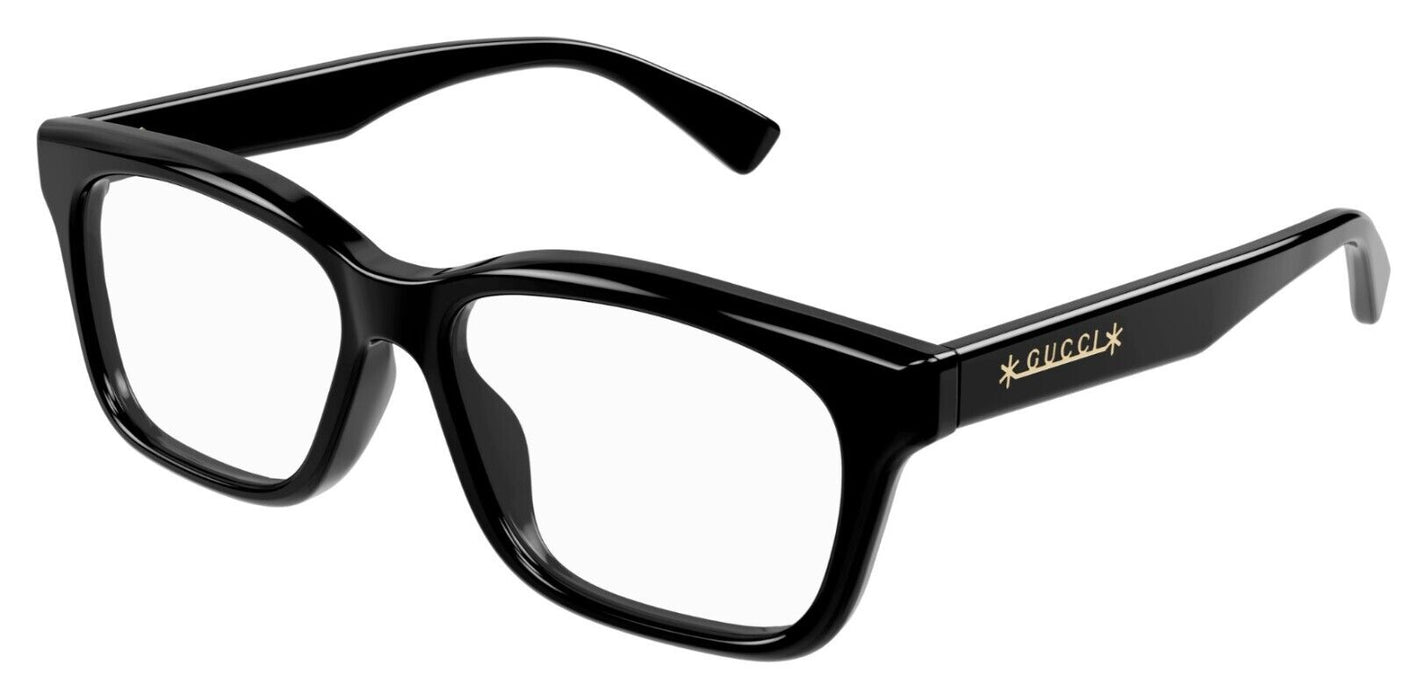 Gucci GG1177O 001 Black Rectangular Men's Eyeglasses